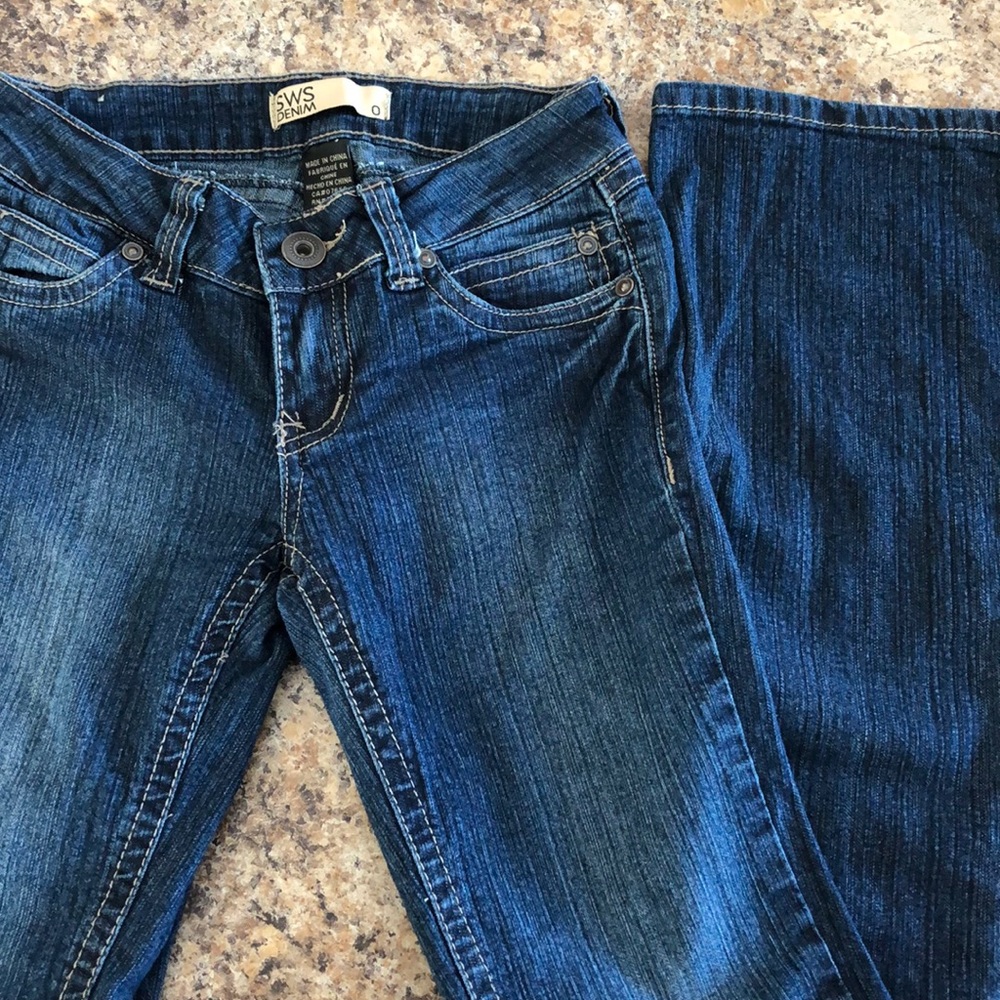 SWS Denim dark blue bootcut jeans